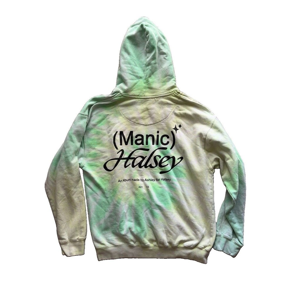Halsey Manic 2020 Tie Dye Hoodie Size Medium